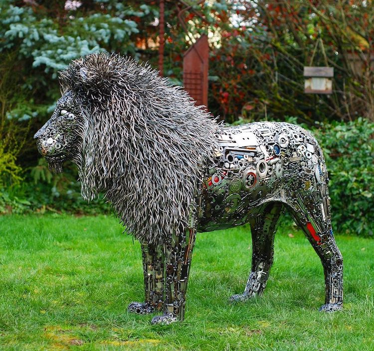 Upcycled Metal Sculptures by Brian Mock