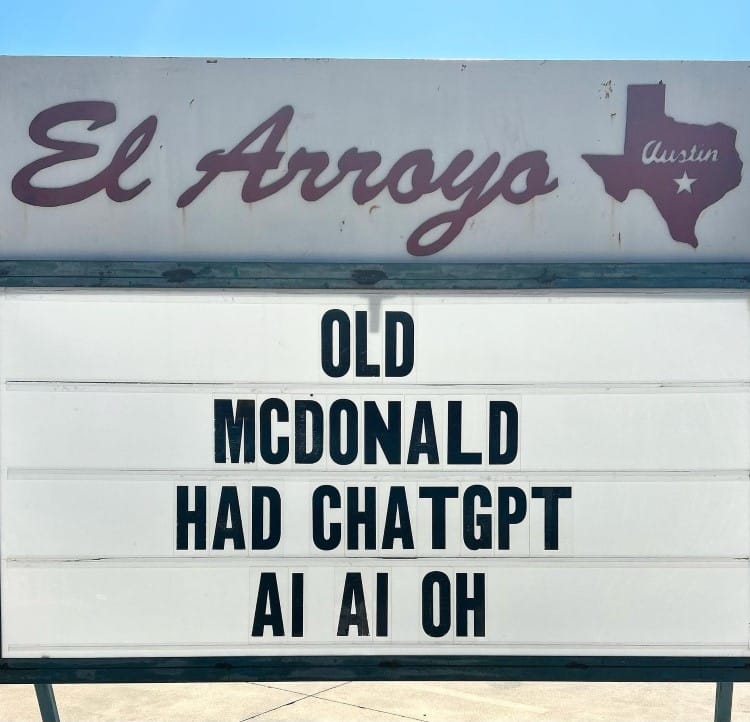 El Arroyo Sign