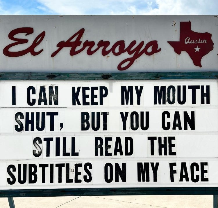 El Arroyo Sign