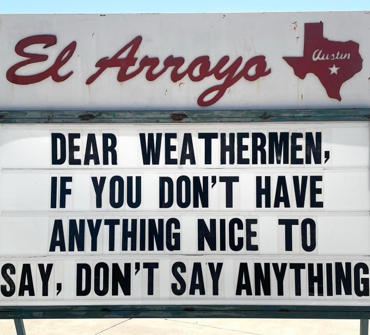 El Arroyo Sign