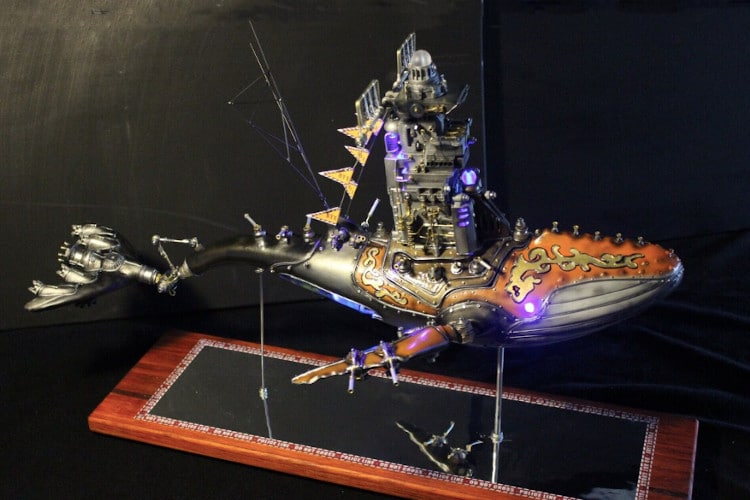 Steampunk Mechanical Mutant sculpture by MCA Studio