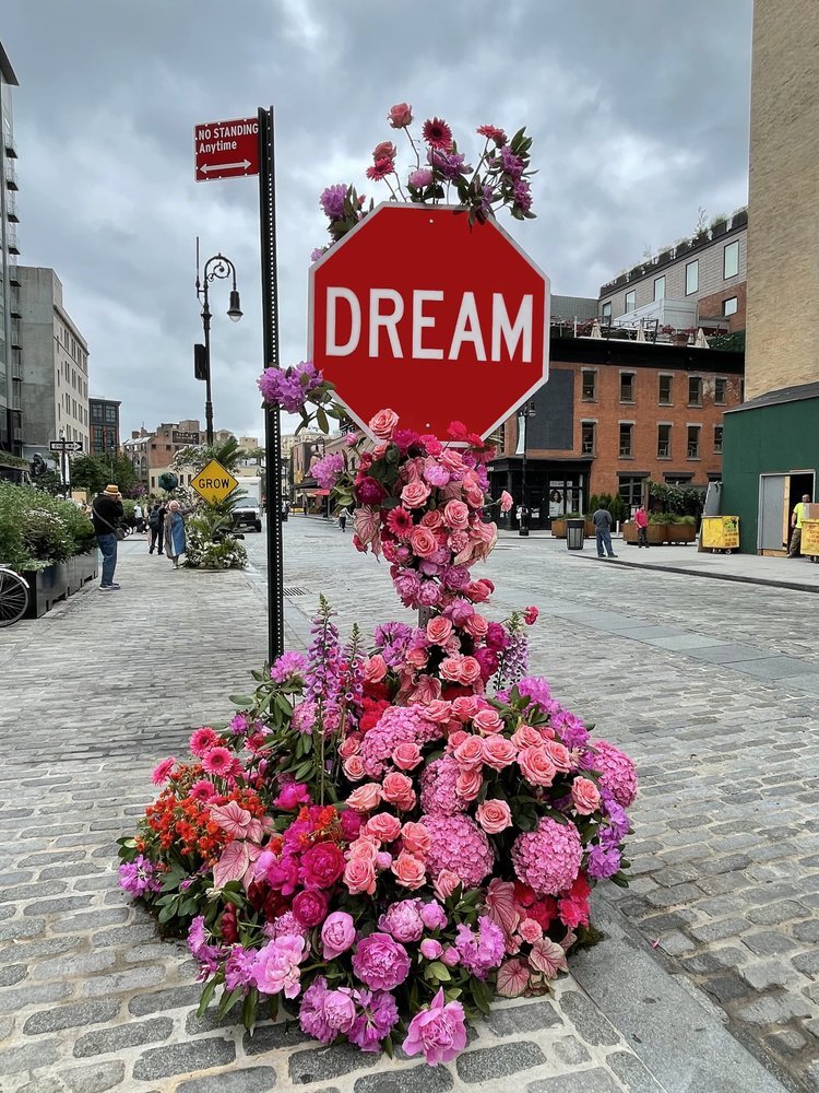 Flower Installations in New York City by Lewis Miller Design