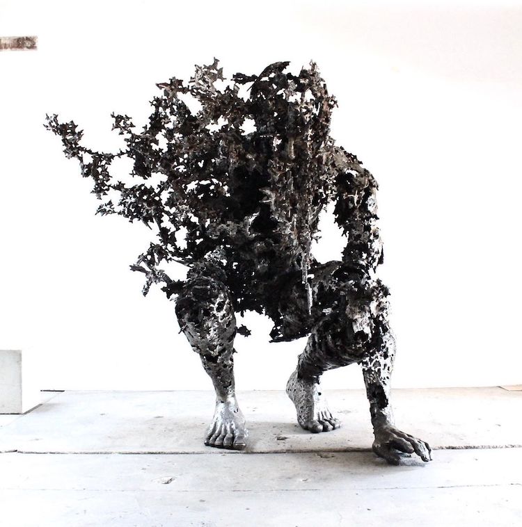 Mesmerizing Metal Sculptures of Disintegrating People Visualizes the ...