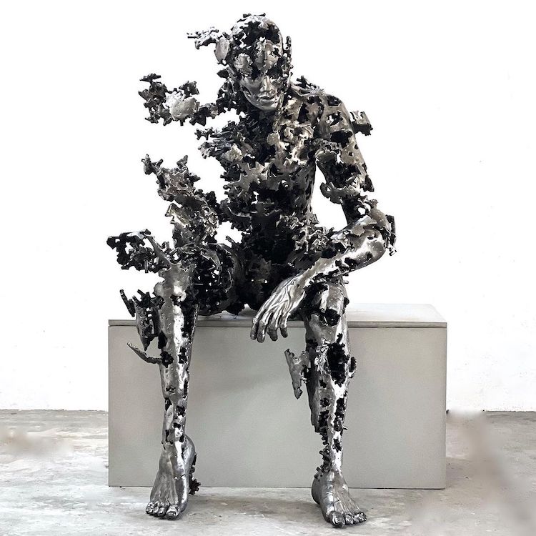 Metal Sculptures by Regard Van Der Meulen