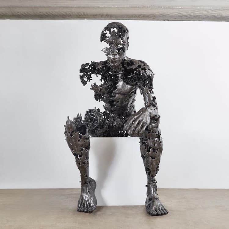 Metal Sculptures by Regard Van Der Meulen