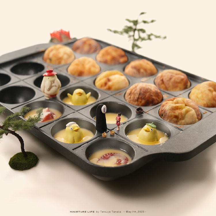 a muffin tray doubles as a spa