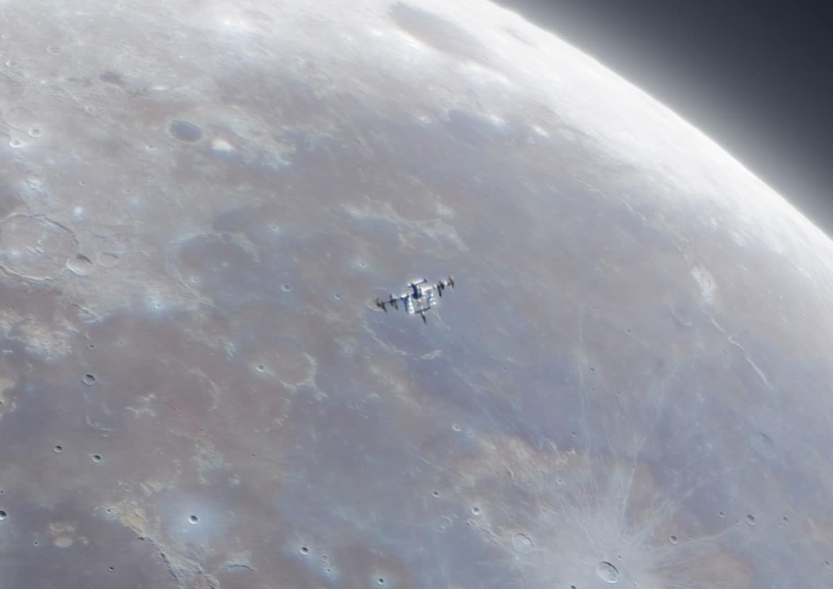 ISS Transiting the Moon by Andrew McCarthy