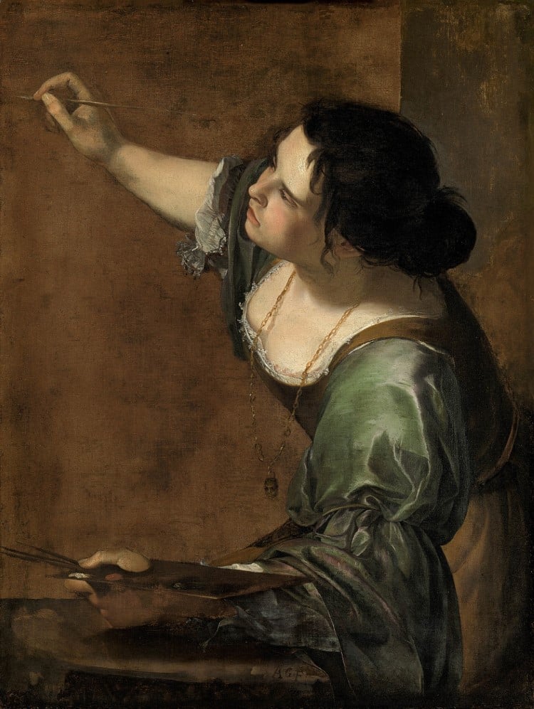 Artemisia Gentileschi Self-Portrait as the Allegory of Painting