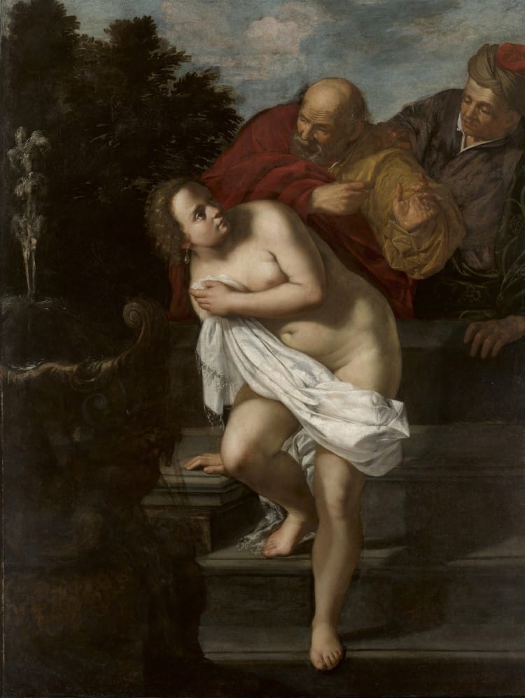 Artemisia Gentileschi, "Susanna and the Elders,"c.1638–9.