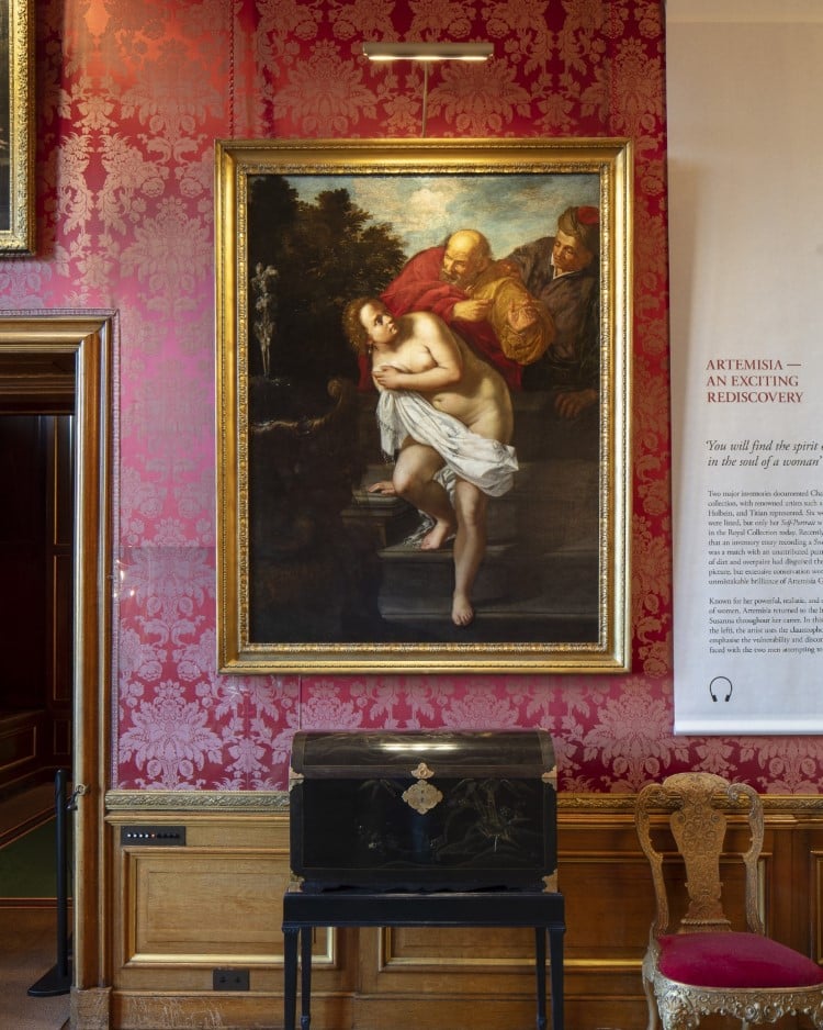 Artemisia Gentileschi Painting at Windsor Castle