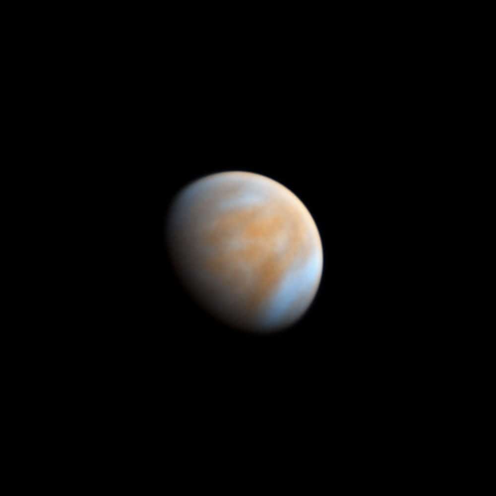 View of Venus using infrared or ultraviolet false color