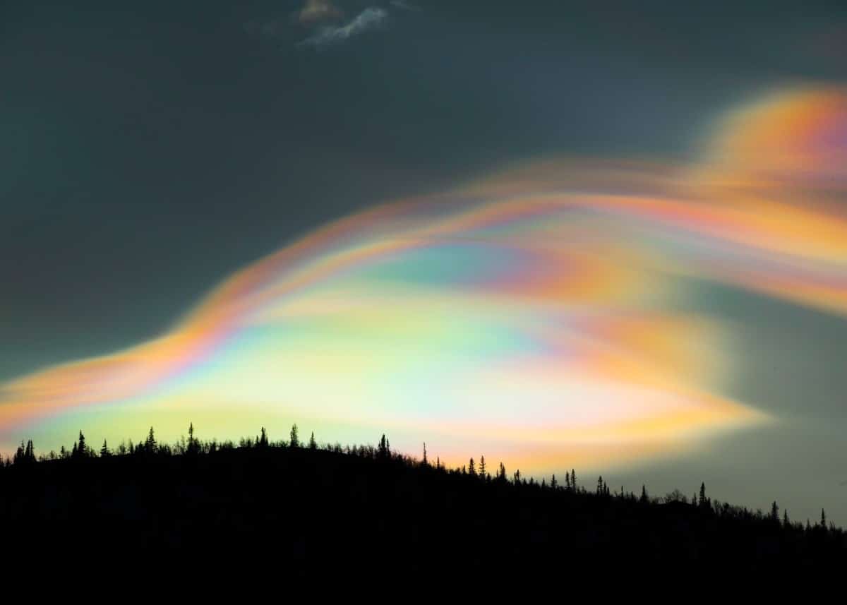 Rare polar stratospheric clouds in Norway