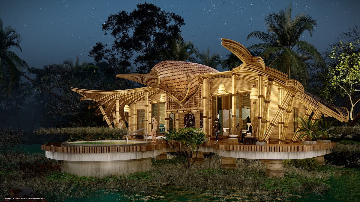 Flying Birdie Lake Front Villa concept