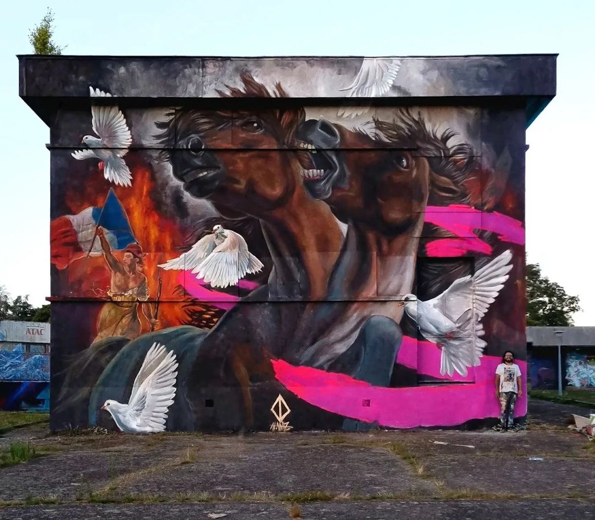 Figurative Murals by Alaniz