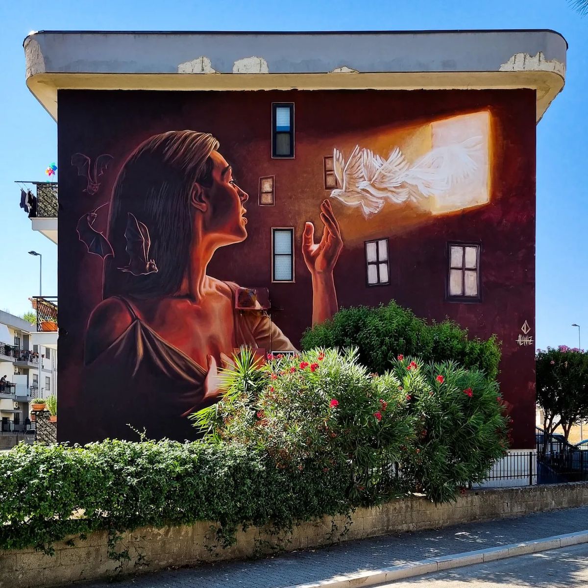 Figurative Murals by Alaniz