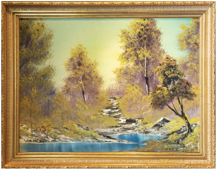 Bob Ross’ First On-Air Painting for Sale for Almost $10 Million