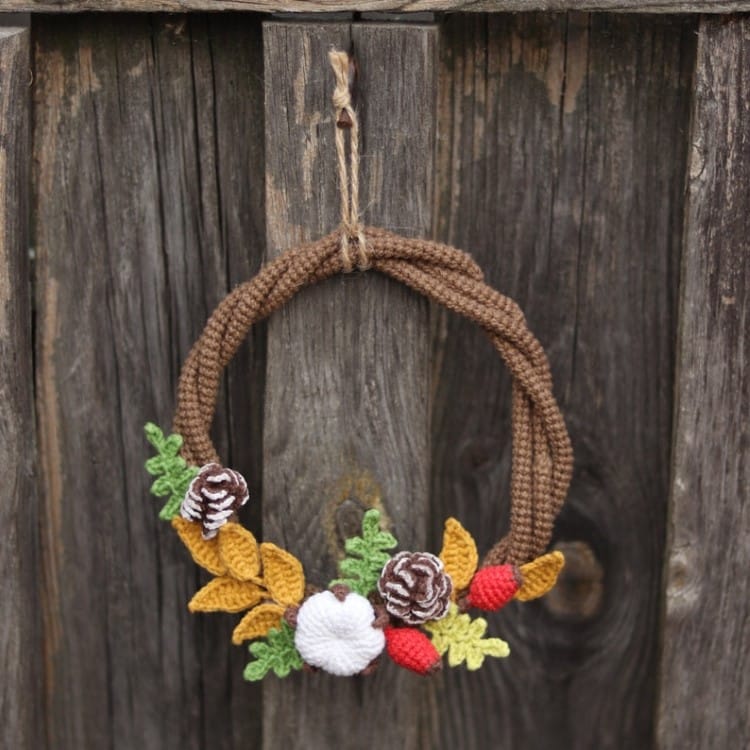 Amigurumi Fall Wreath