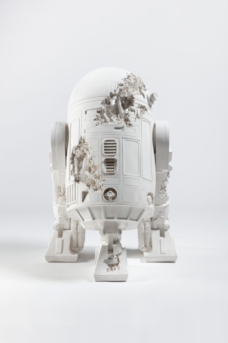 R2-D2 Sculpture by Daniel Arsham