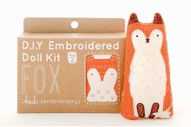 Animal Embroidery Kit by Kiriki Press