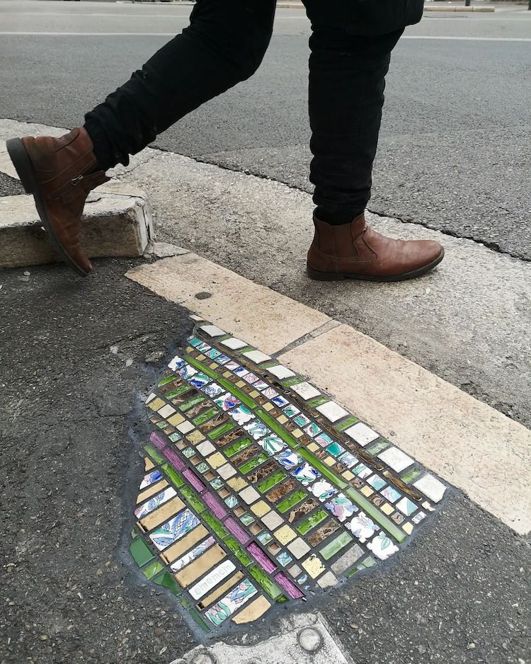 Mosaics in City Streets by Ememem