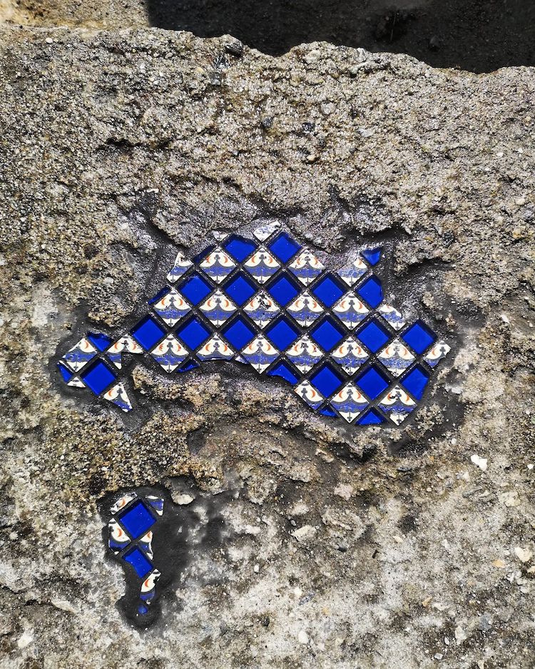 Mosaics in City Streets by Ememem