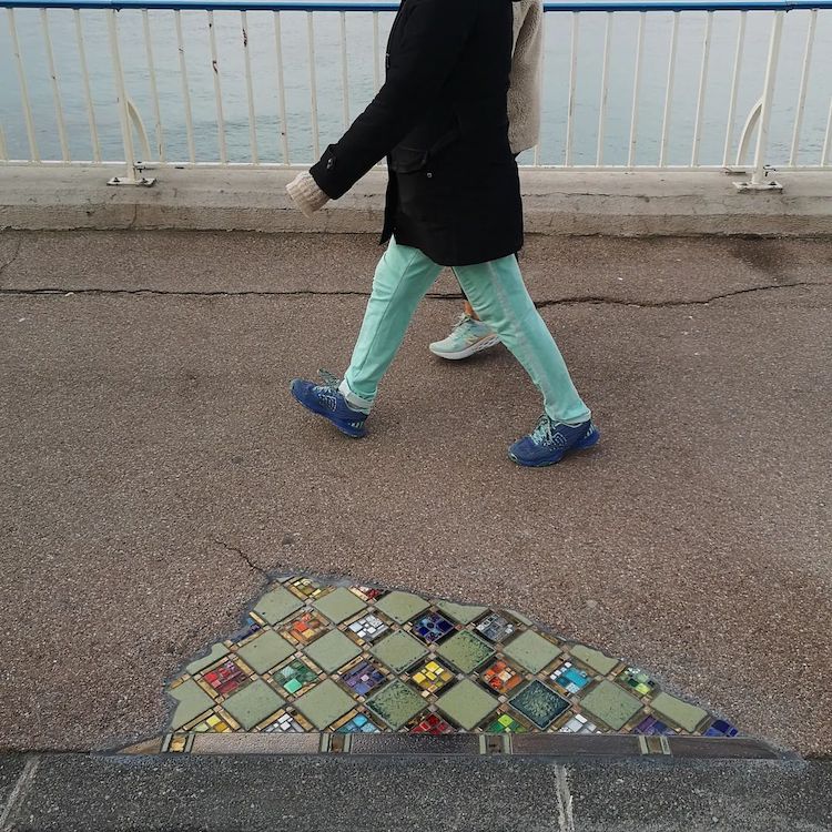 Mosaics in City Streets by Ememem