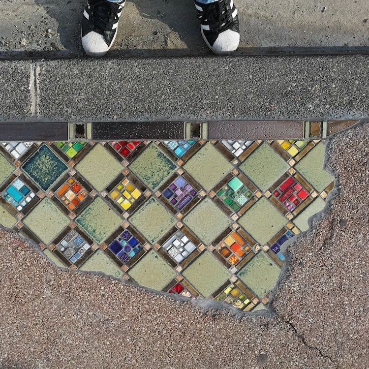 Mosaics in City Streets by Ememem