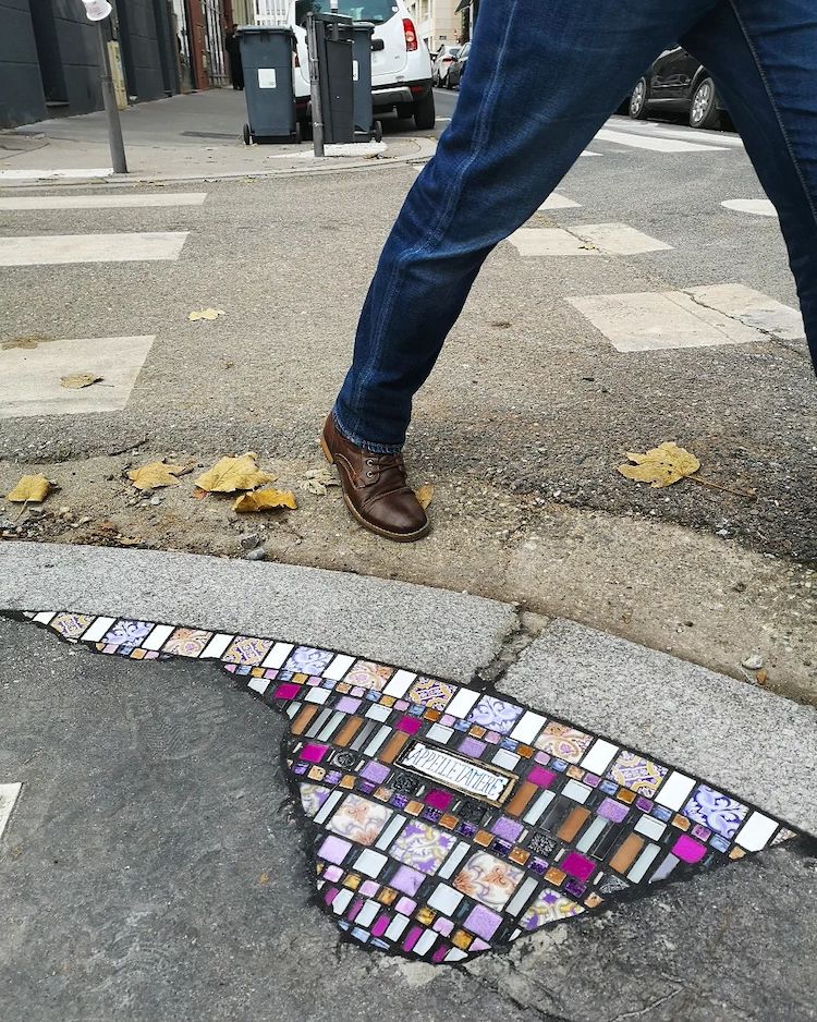 Mosaics in City Streets by Ememem