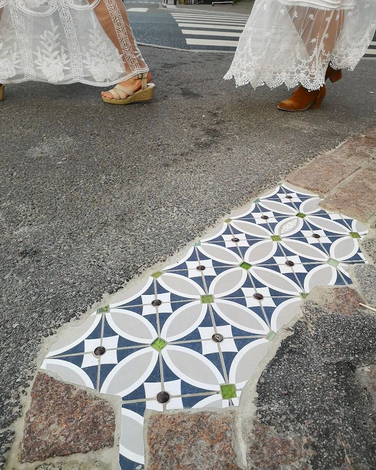 Mosaics in City Streets by Ememem