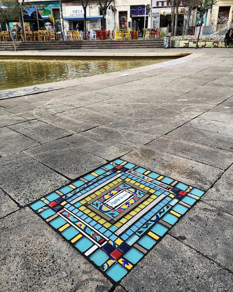 Mosaics in City Streets by Ememem