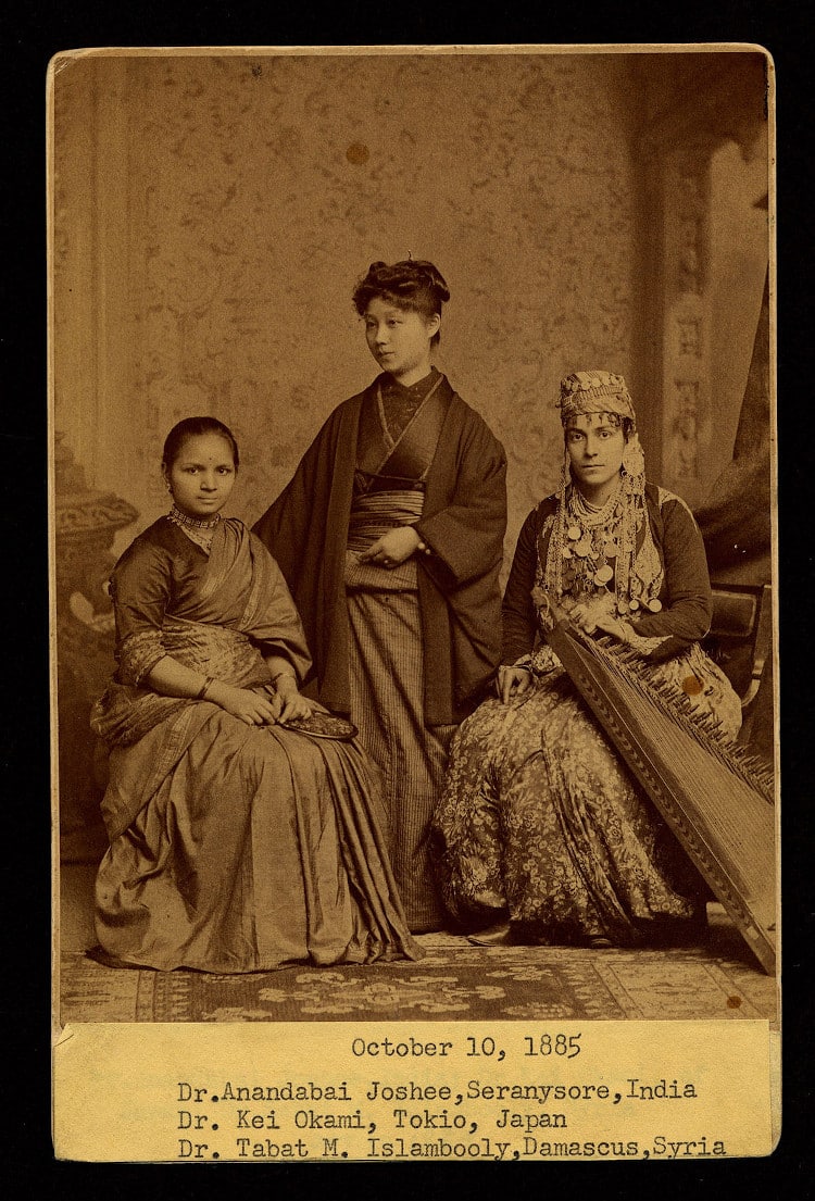 First licensed women doctors of India, Japan, and Syria