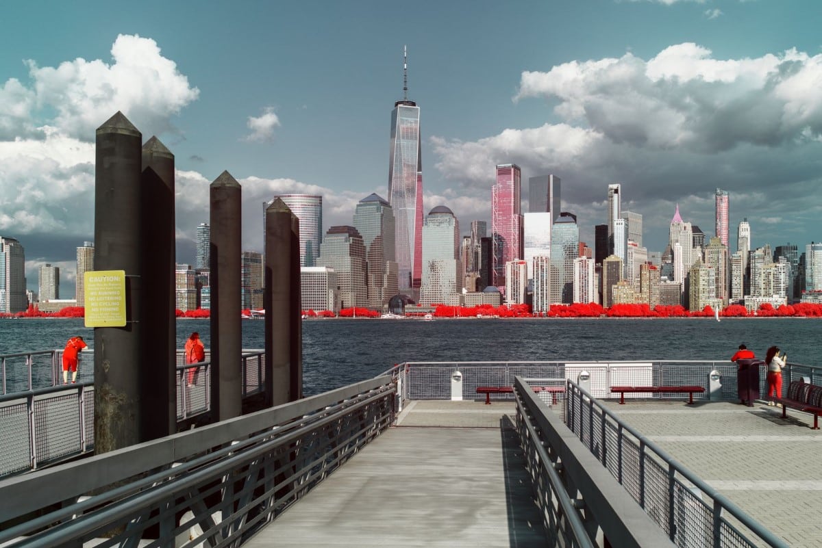 Infrared Photo of New York City