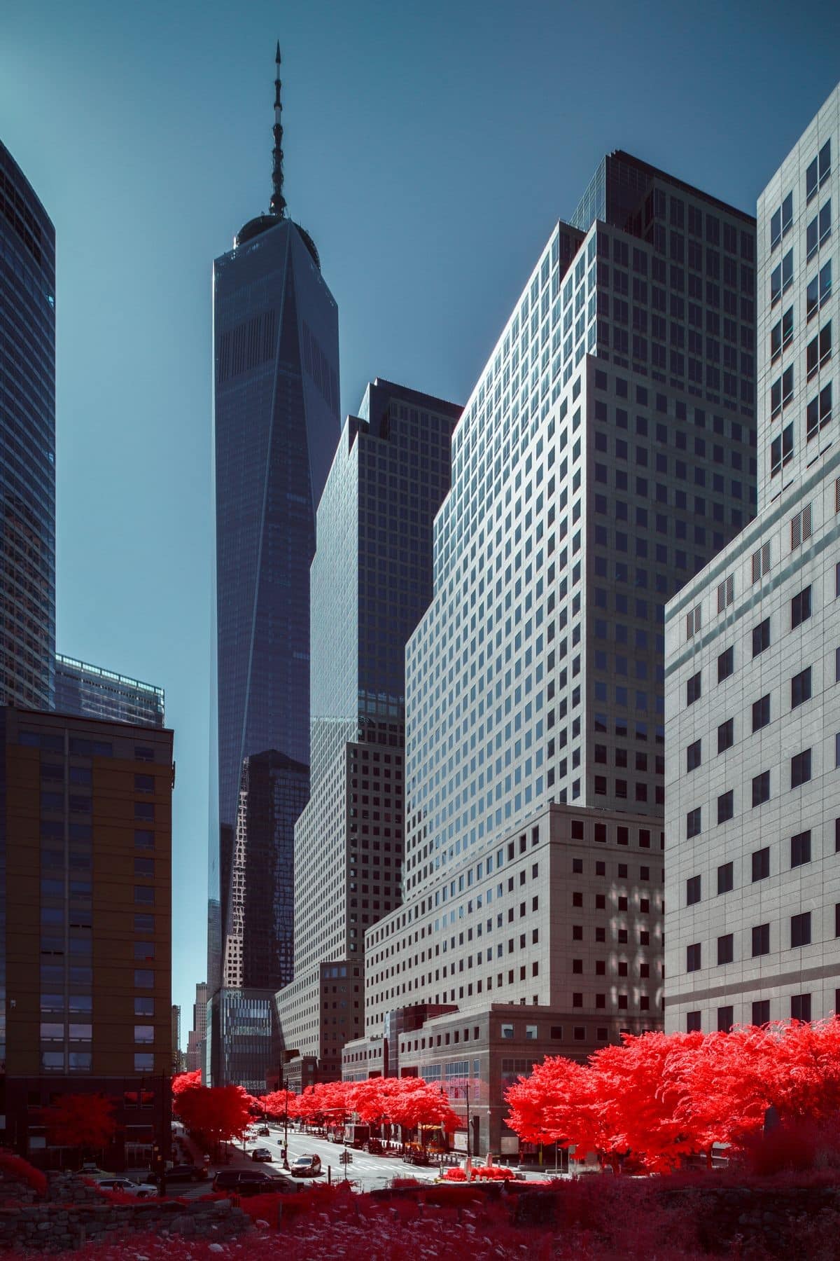 Infrared Photo of New York City