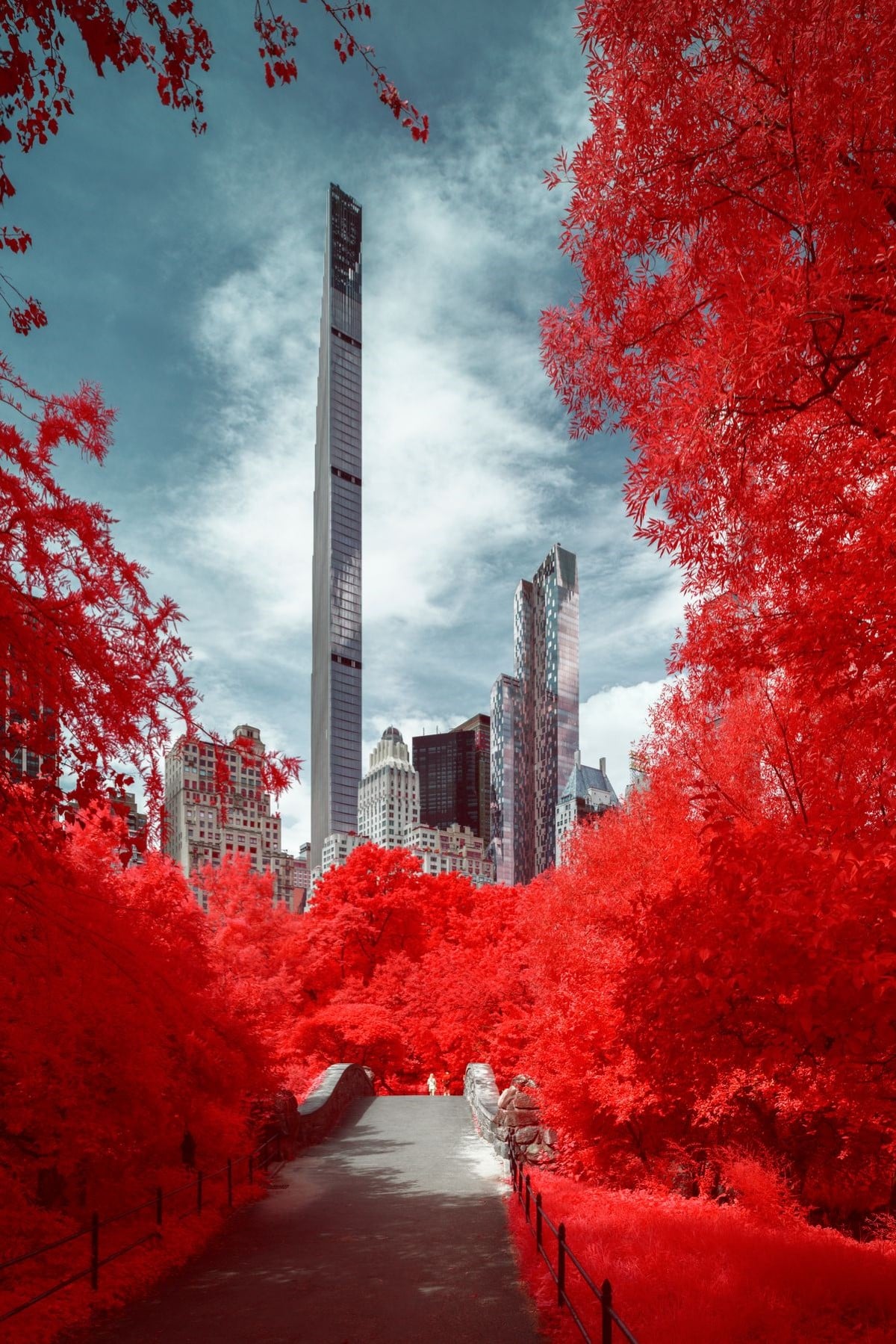 Infrared Photo of New York City