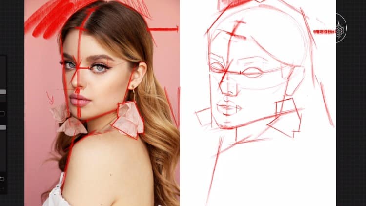 Online Portrait Drawing Class