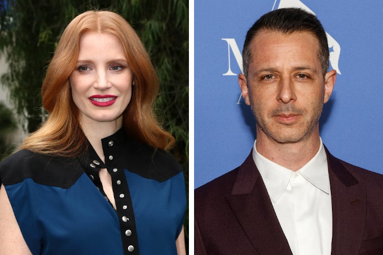 Jessica Chastain and Jeremy Strong