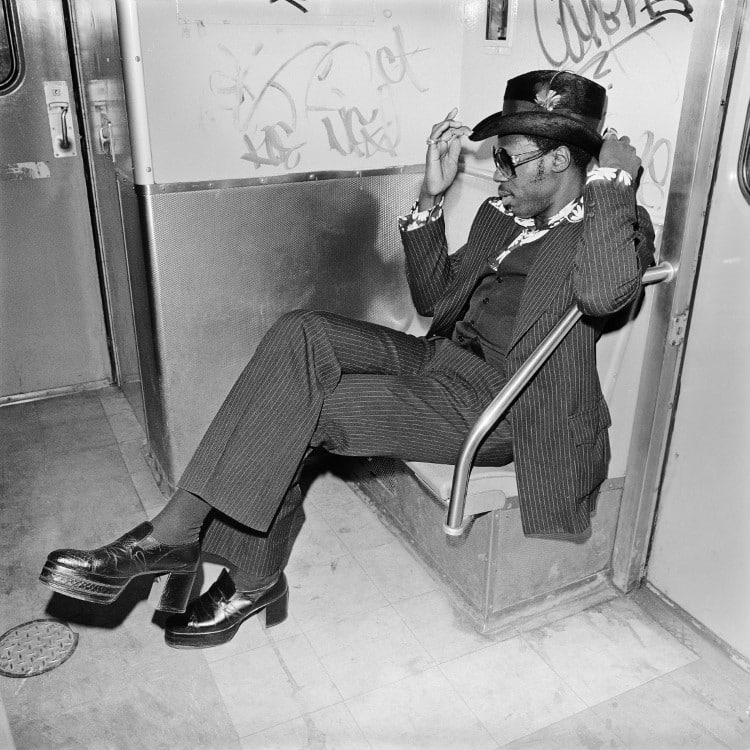 Man on Williamsburg Subway in 1978