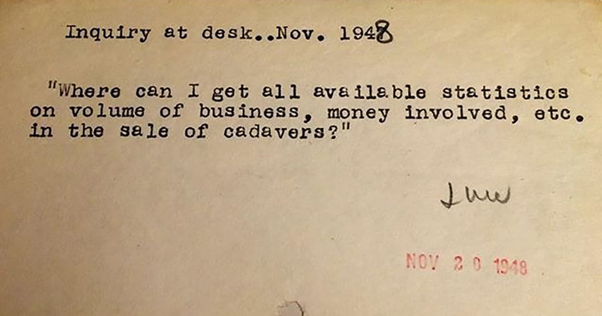 Before Google, People Asked Public Librarians Their Questions