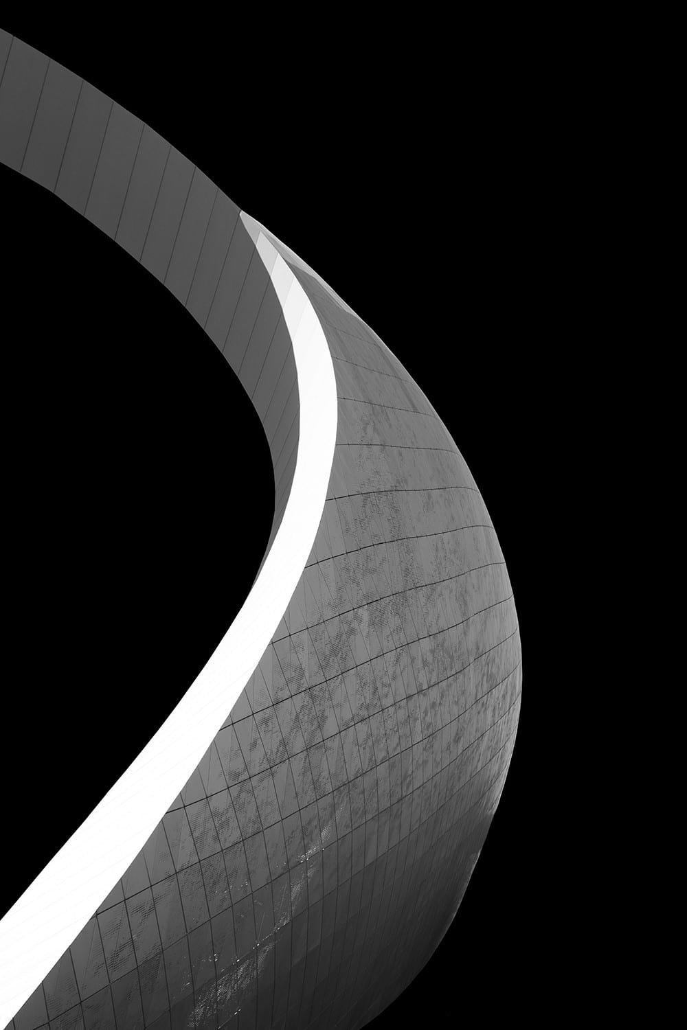 Minimal Abstract Photo of LA's SoFi Stadium