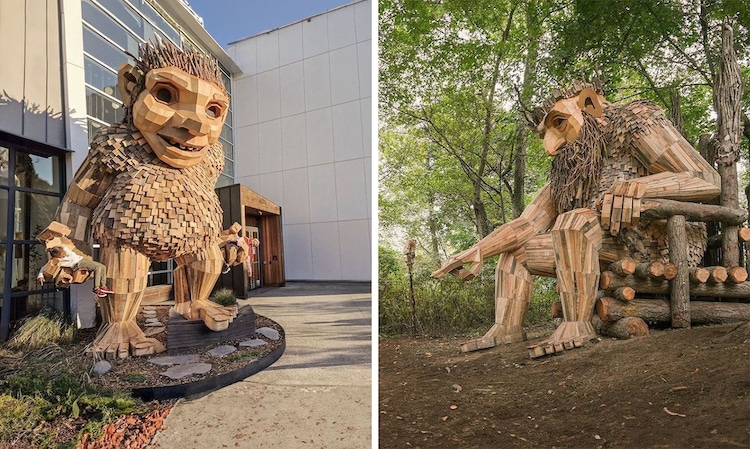 Troll Sculptures in Washington State