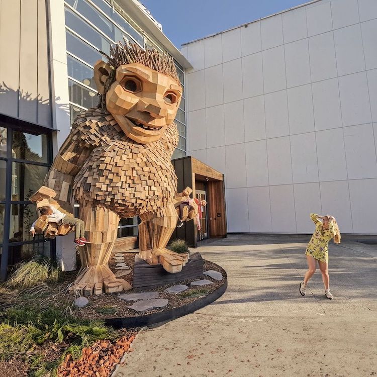 Troll Sculptures in Washington State