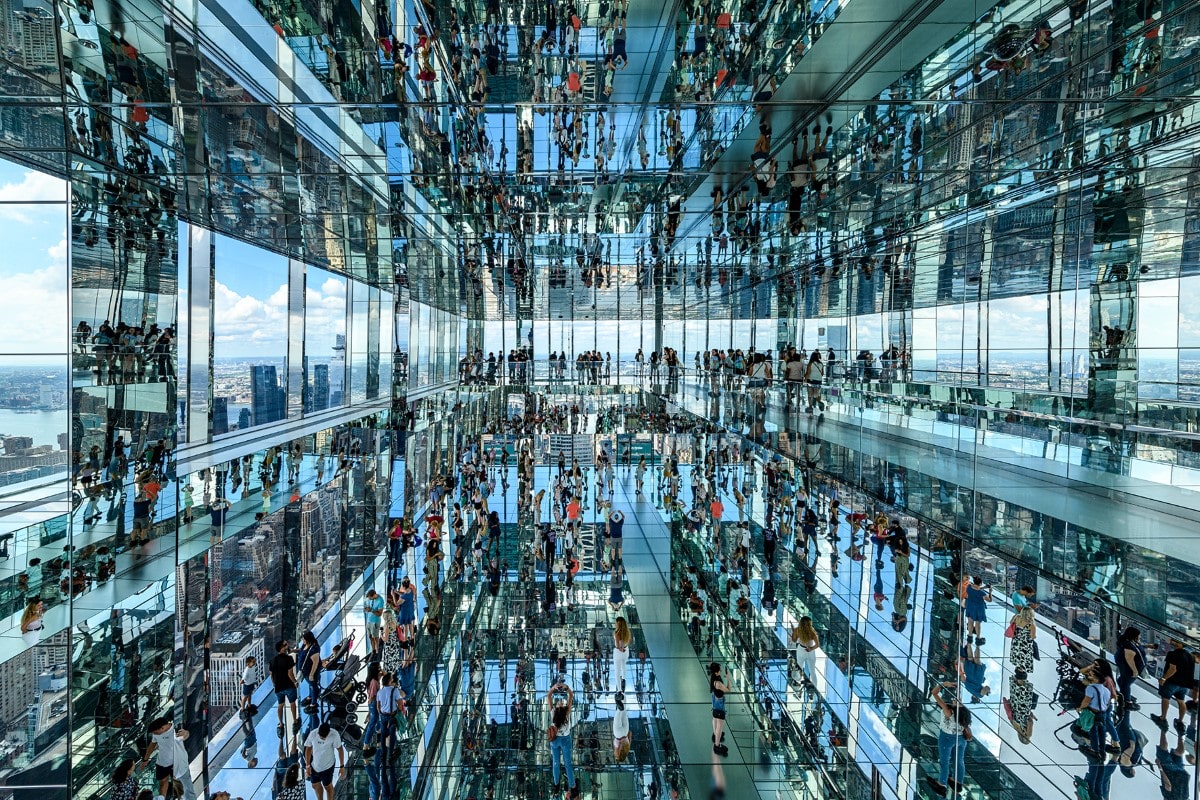 Observation deck of "The Summit," New York City.