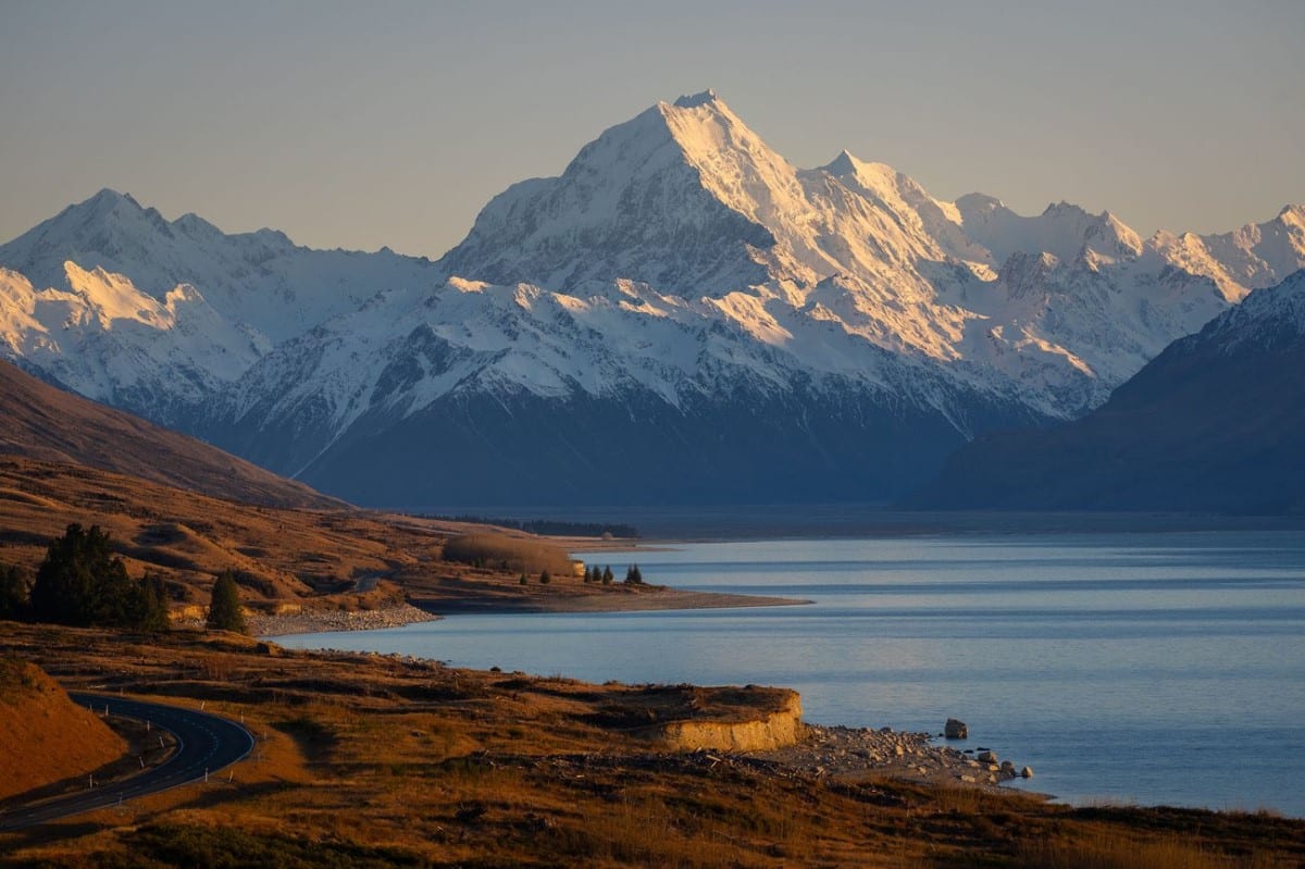 Mt Cook from Lake Pukaki by Dan Zafra