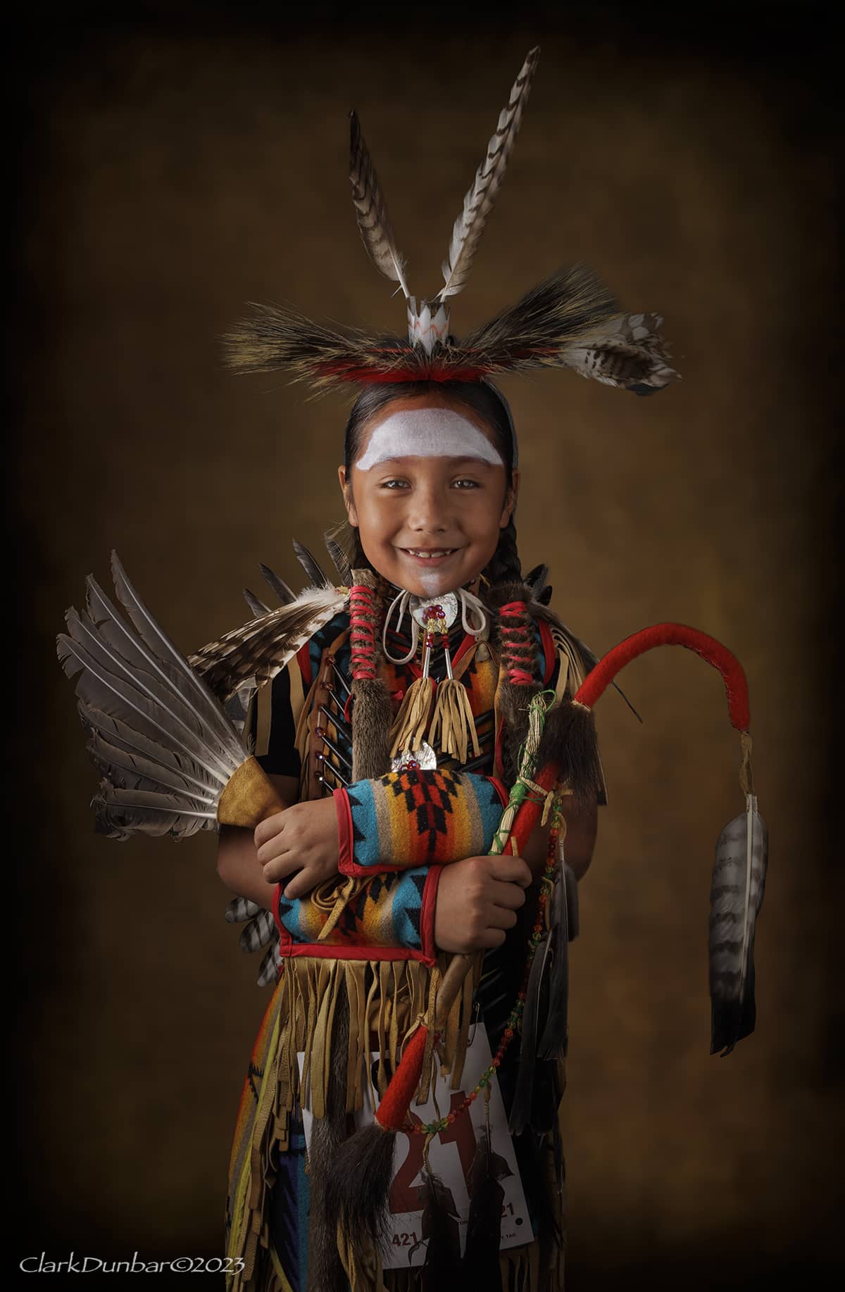 Portrait of Native American Boy