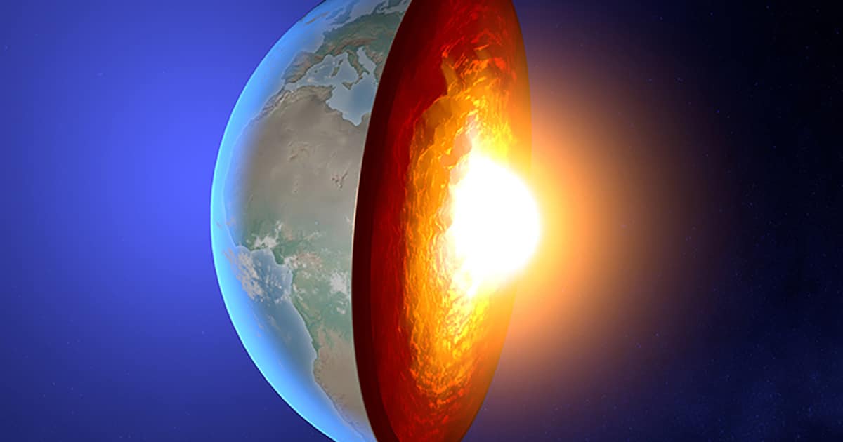 Hyperactive Atoms in Earth's Inner Core Make It Softer