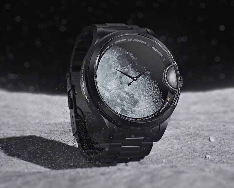 LUNAR1,622 watch with moon dust by Interstellar