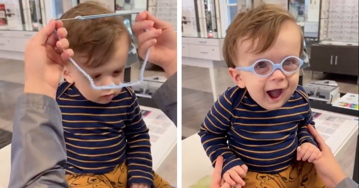 Watch the Heartwarming Moment a Toddler Gets Glasses and Sees His Mom Clearly for the First Time