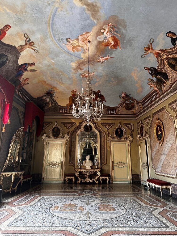 Interior of Castello Sannazzaro
