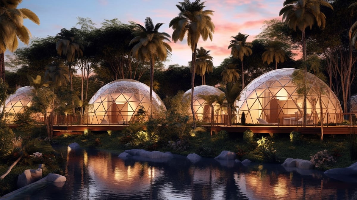 lulu glamping geodesic domes