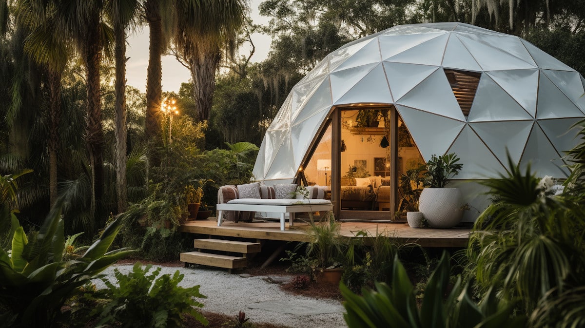 lulu glamping geodesic dome